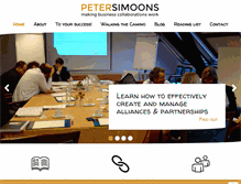 Tablet Screenshot of petersimoons.com